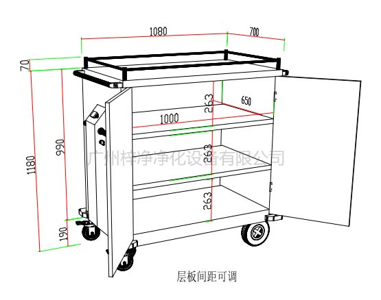無菌物品運(yùn)送車、回收車、下送車、電動(dòng)運(yùn)送車、密封車設(shè)計(jì)圖
